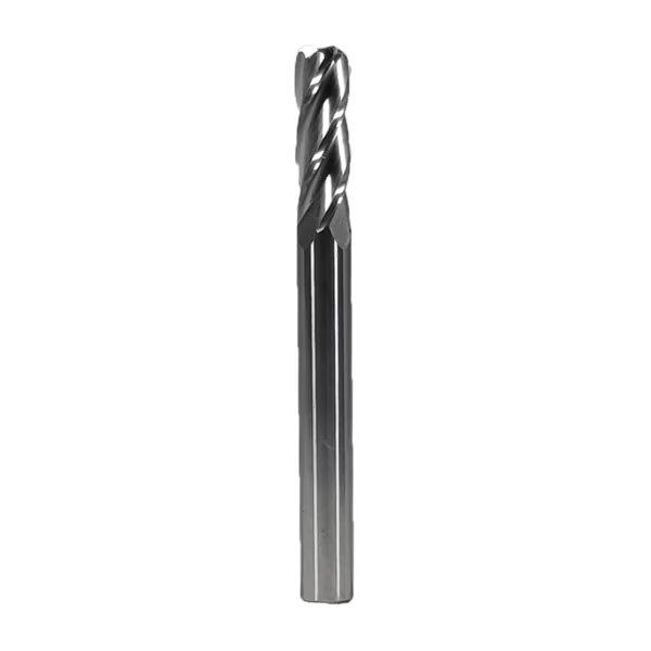 Endmill, 4 Flute Uncoated, 5/8, Corner Radius: 0.03